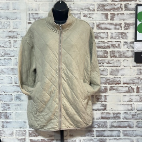 Heimish quilted full zip jacket women’s large - Picture 1 of 5